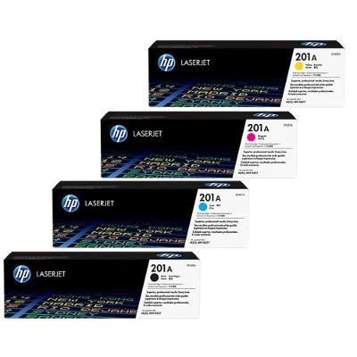 Kit 4x Cores Toner Hp 201a M252dw M277dw B+c+y+m Original