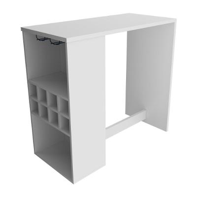 Bancada Para Cozinha 110cm Com Adega E Porta-taças Multimóveis Cr20342 Branco