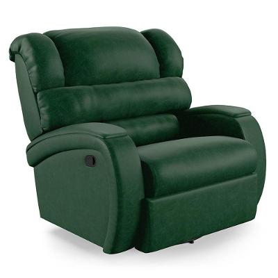 Poltrona Do Papai Reclinável Napoli Glider Giratória Usb Pu Verde Musgo Fh1 - D\'rossi