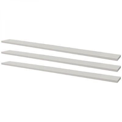 Kit 3 Prateleiras 80 X 10cm Branca Suporte Invisível