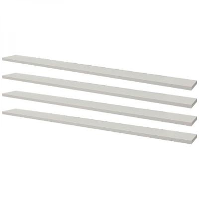 Kit 4 Prateleiras 100 X 15cm Branca Suporte Invisível