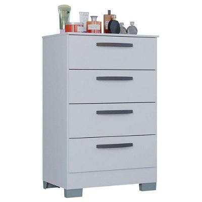 Cômoda 867 4 Gavetas Branco Brilho - Poquema