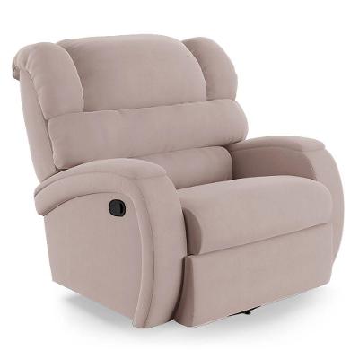 Poltrona Do Papai Reclinável Napoli Glider Giratória Usb Veludo Rosê Fh1 - D\'rossi