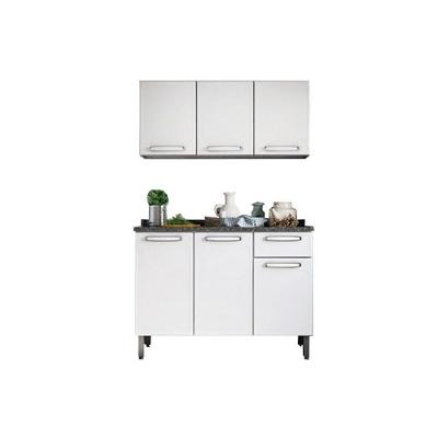 Cozinha Modulada Bertolini Evidence  2 Peças (1 Armário + 1 Balcão) C2P07 Branco