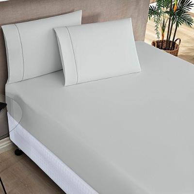 Jogo De Cama Elegance Casal Padrão 03 Peças - Cinza.