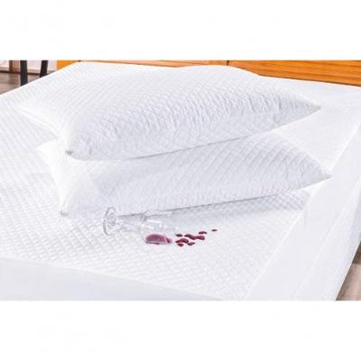 Kit Protetor De Travesseiro Impermeável Bia 02 Peças - Branco.