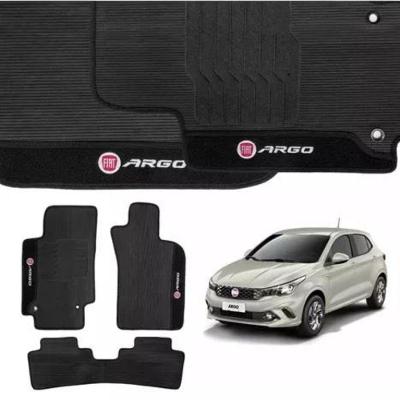Kit Tapete Emborrachado Fiat Argo 2017 Até 2025 3 Peças
