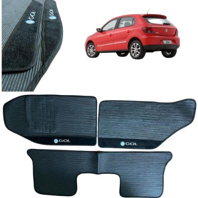 Tapete De Borracha Gol G5 2008 Até 2012 3 Peças
