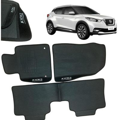 Tapete De Borracha Nissan Kicks 2016 Em Diante 3 Peças