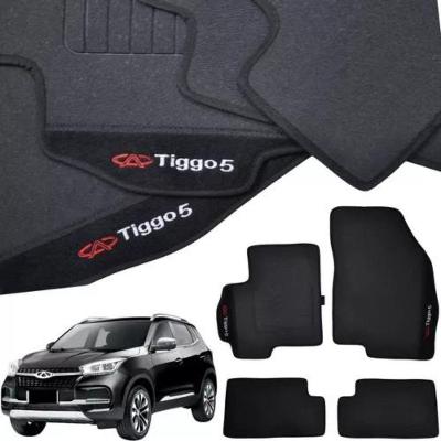 Kit Tapete Emborrachado Cherry Tiggo5 2019 Em Diante 4 Peças