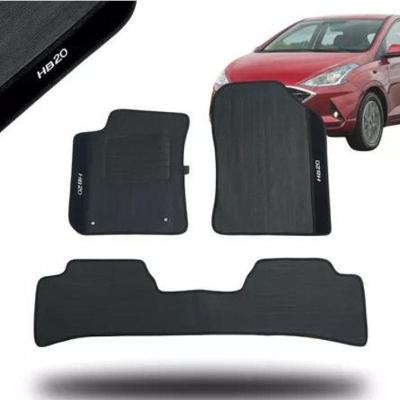 Kit Tapete Emborrachado Hyundai Hb20 2020 Em Diante 3 Peças