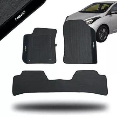Kit Tapete Emborrachado Hyundai Hb20 2012 Até 2019 3 Peças