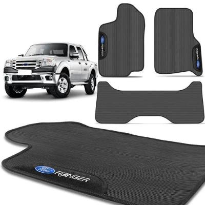 Kit Tapete Emborrachado Ranger 2013 Até 2025 3 Peças