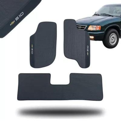 Kit Tapete Emborrachado S10 Cd 1996 Até 2011 3 Peças