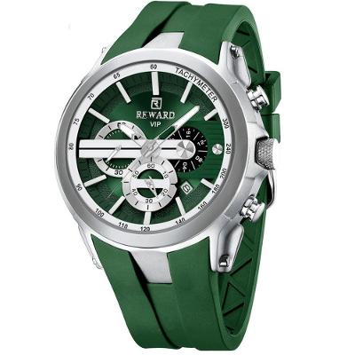 Relogio Masculino Esportivo Impermeavel 3atm Pulseira De Silicone Verde