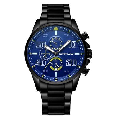 Relógio De Pulso Masculino Quartzo Design Dial Grande Esportivo Impermeavel 3atm Azul