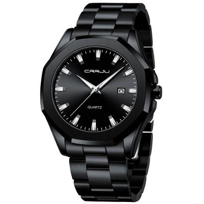 Relógio Masculino De Aço Inoxidável Movimento De Quartzo Impermeavel 3 Atm Preto