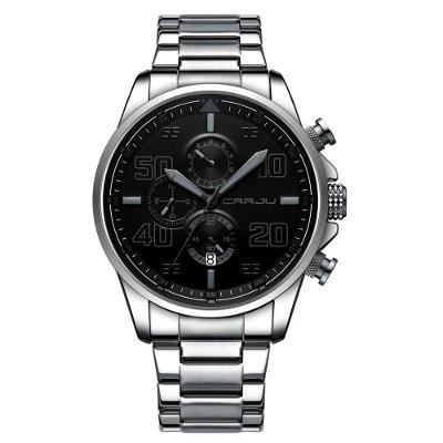 Relógio De Pulso Masculino Quartzo Design Dial Grande Esportivo Impermeavel 3atm Prata