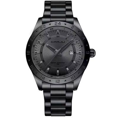 Relógio De Pulso Masculino Quartzo Design Esportivo Impermeavel 3atm Data Automatica Preto