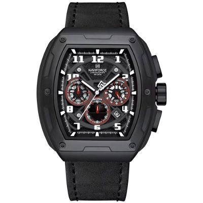 Relógio De Pulso De Quartzo Tonneau Desgin Esportivo Luminoso Impermeavel Preto