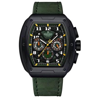 Relógio De Pulso De Quartzo Tonneau Desgin Esportivo Luminoso Impermeavel Verde
