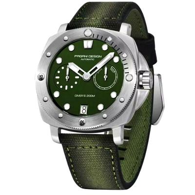 Relógio De Mergulho Mecânico Automático Masculino 200m à Prova D'água Verde
