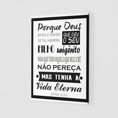 Placa Decorativa Fé E Religião - João 13:16 - 30x45cm