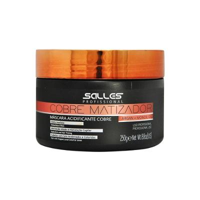 Máscara Cobre Ruivo Matizadora Salles Profissional 250g
