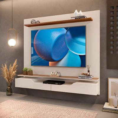 Painel Para Tv Até 60 Polegadas Off White Freijó Lins Jm Móveis