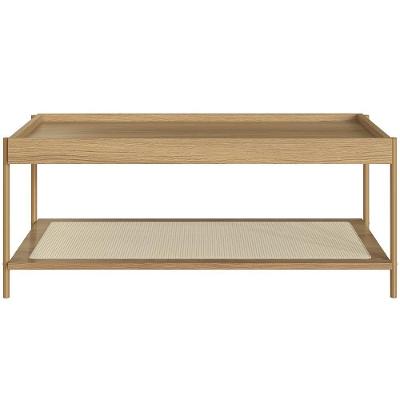 Mesa De Centro Para Sala De Estar Industrial Indy A03 Hanover Dourado