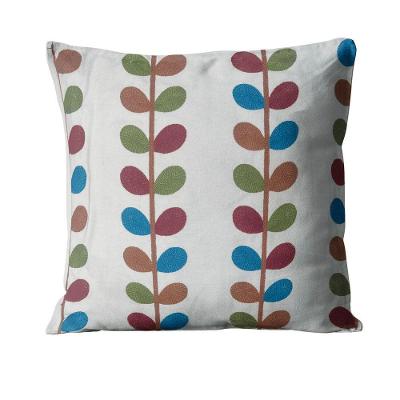 Capa P/ Almofada Bordada 43x43cm - Cap0064 - Laranja