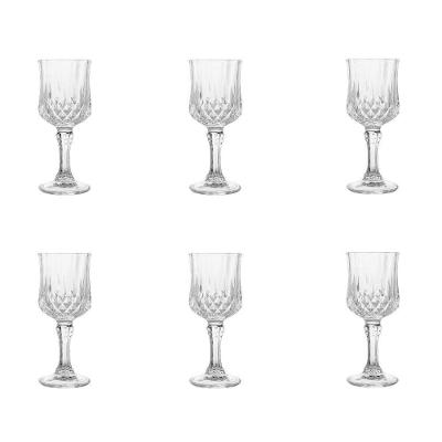 Conjunto De Taças De Vidro Para Licor 6 Peças 60 Ml Diamante Lyor