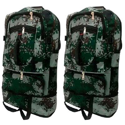 Kit 2 Mochilas Militar Tática 50l Resistente à água Reforço