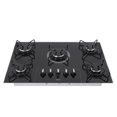 Cooktop 5 Bocas Consul CD075 Preto A Gás Glp Facilite CD075AE