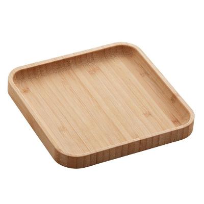 Bandeja De Bambu Square 17x17x1,5cm