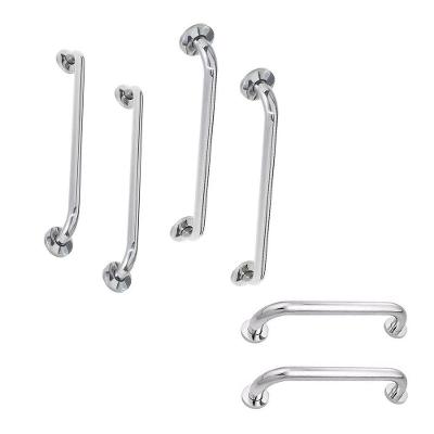 Alça Barra De Apoio Inox 40cm 70cm 80cm6 Unidades Suporte Acessibilidade Idoso Cadeirante Banheiro