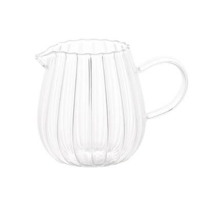 Leiteira De Vidro Canelado Classic 330ml