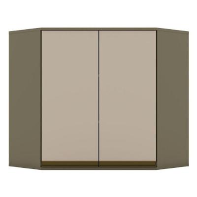 Armário Aéreo Connect Canto Obliquo 2 Portas 83 Cm Duna Cristal - Henn