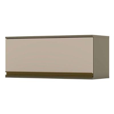Armário Aéreo évelin 1 Porta Basculante 80 Cm Duna Cristal - Henn