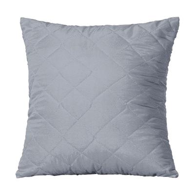 Capa De Almofada 45cm X 45cm 1 Peça Matelada 100% Poliéster Cor:cinza