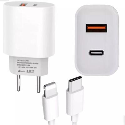 Carregador Ultra Rápido Turbo 9.1a Kit Carregador Tipo C 40w
