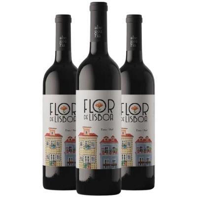 Vinho Tinto Flor De Lisboa 750Ml (3 Unidades)