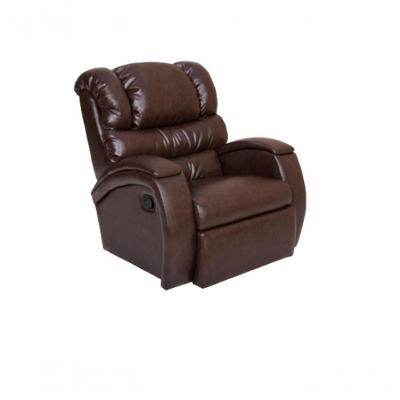 Cadeira Poltrona Reclinável Imperial Zero Wall Couríssimo Balanço E Giro Com Massageador Marrom