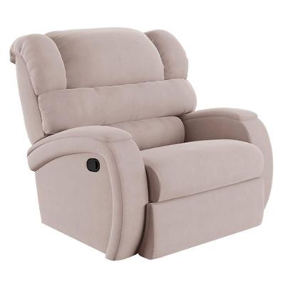 Poltrona Do Papai Reclinável Napoli Manual Gatilho Veludo Fh1 Rose