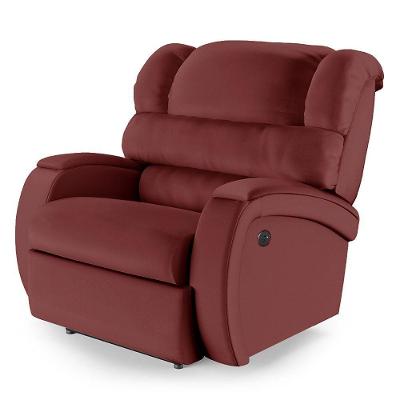 Poltrona Do Papai Reclinável Napoli Power Touch Usb Pu Fh1 Vermelho