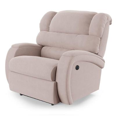 Poltrona Do Papai Reclinável Napoli Power Elétrica Usb Veludo Fh1 Rose