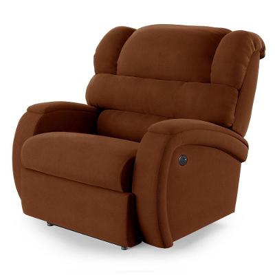 Poltrona Do Papai Reclinável Napoli Power Elétrica Usb Veludo Terracota Fh1