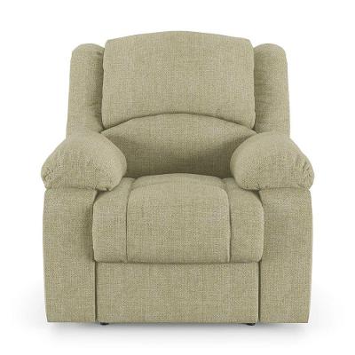 Poltrona Do Papai Reclinável Melim Elétrica Led Massagem Linho Fh1 Bege