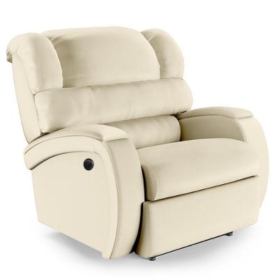 Poltrona Do Papai Reclinável Napoli Controle Power Elétrico Pu Fh1 Bege