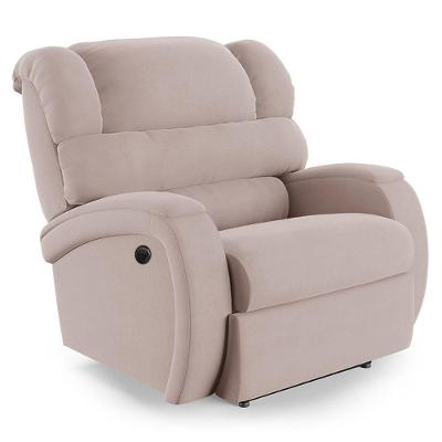 Poltrona Do Papai Reclinável Napoli Controle Power Elétrico Veludo Fh1 Rose